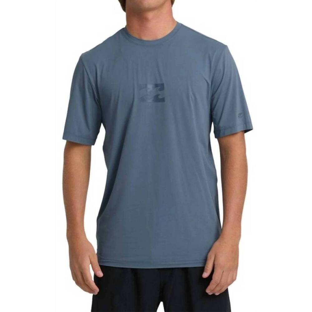 NEW BILLABONG all day wave loose fit short sleeve top in fog